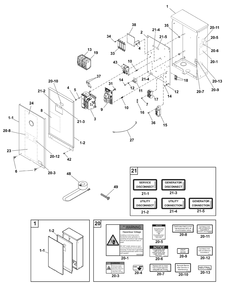 Part Location Diagram of 705949 Briggs and Stratton Door